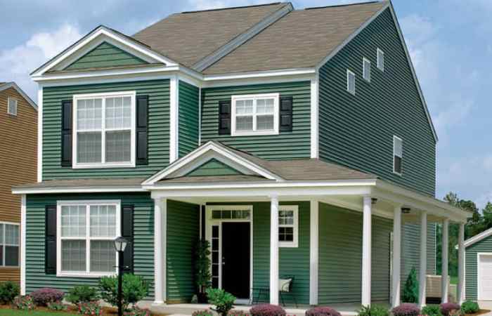 31 Green Vinyl Siding House Ideas 31 Green Vinyl Siding House Ideas